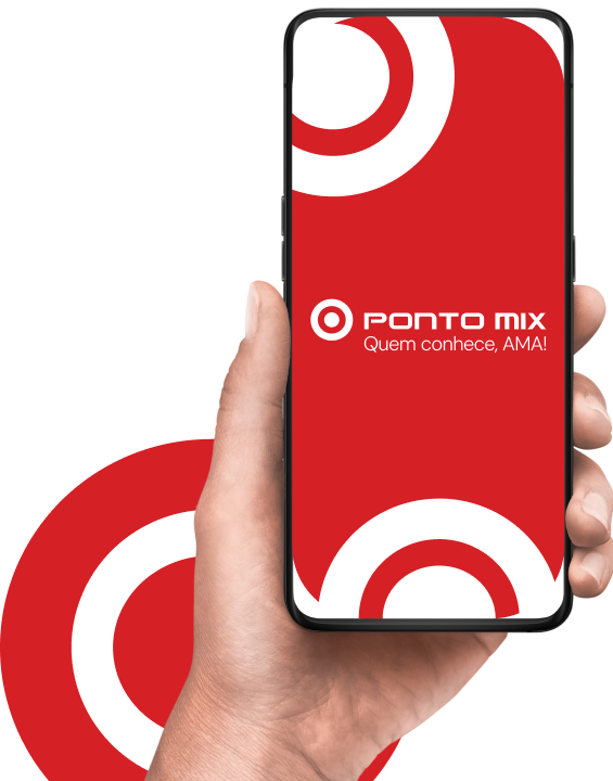 Uma mão segurando um celular na vertical